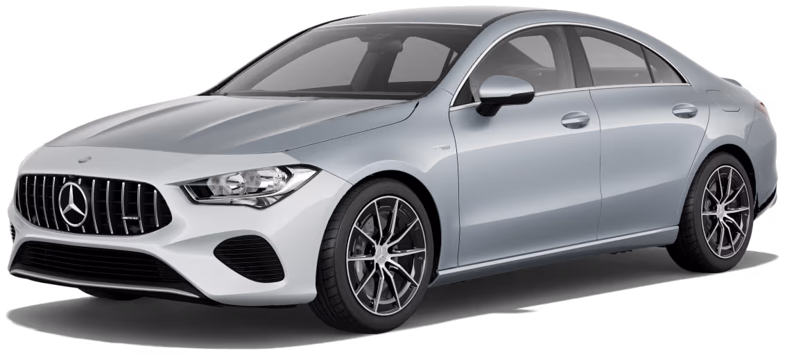 AMG CLA 35 Coupe in Cirrus Silver metallic
