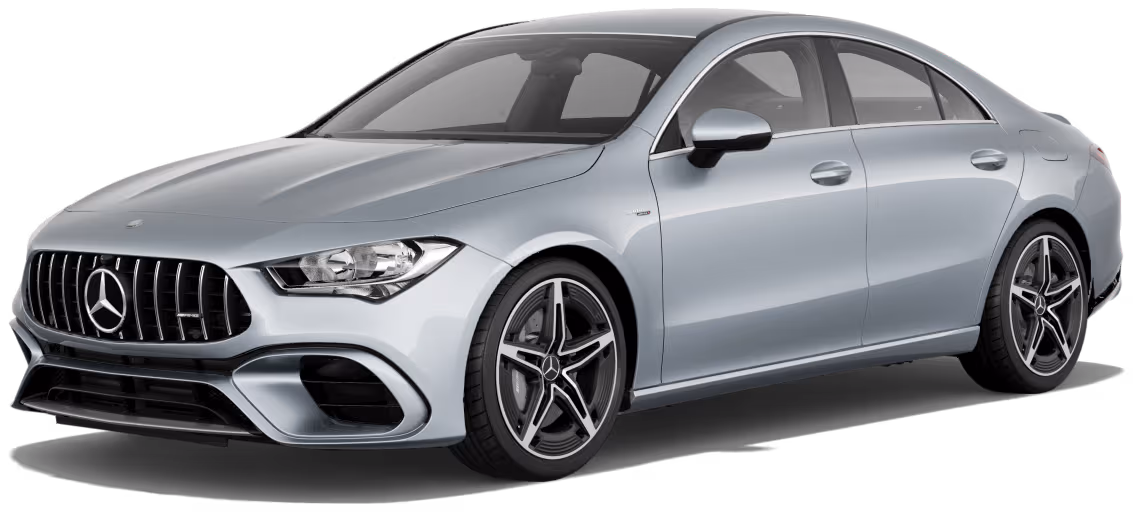 AMG CLA 45 S Coupe in Cirrus Silver metallic