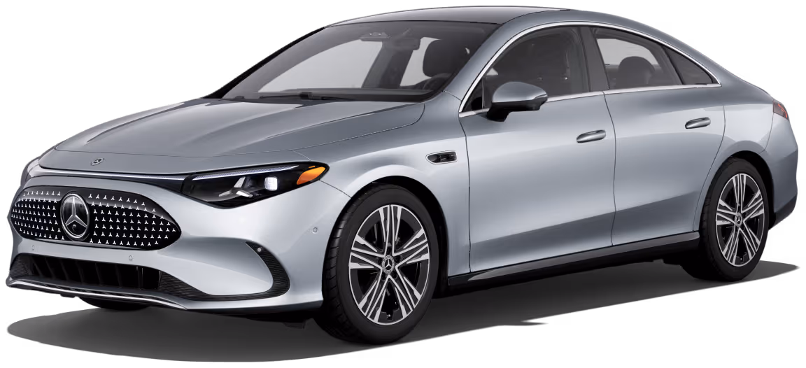 CLA 350 4MATIC ELECTRIC Sedan in Cirrus Silver metallic