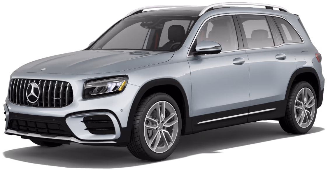 AMG GLB 35 SUV in Cirrus Silver metallic