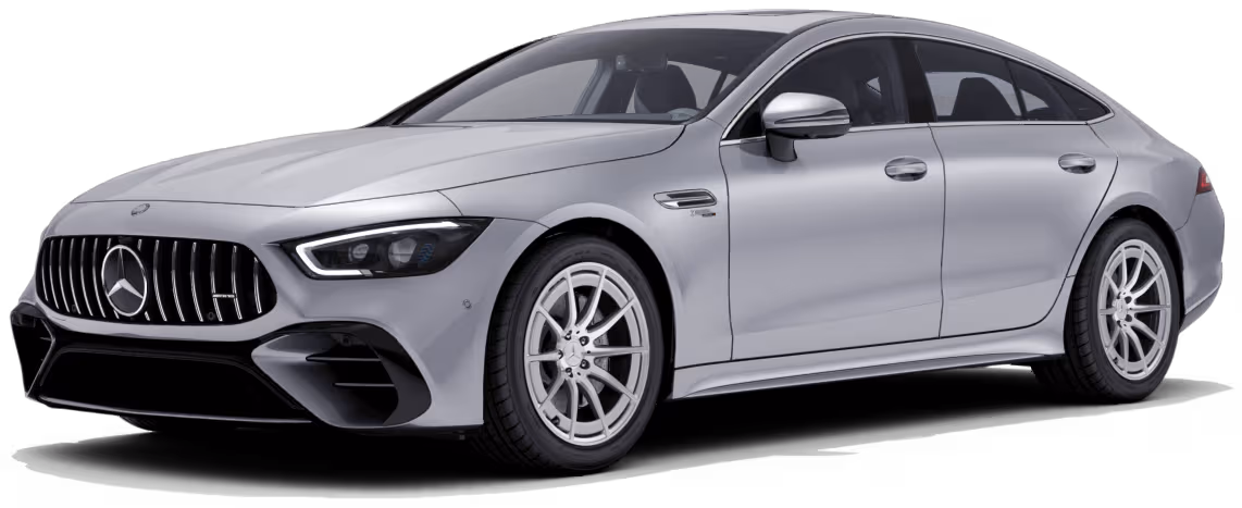 AMG GT 53 4-door Coupe in Cirrus Silver metallic
