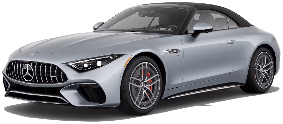 AMG SL 55 Roadster in Cirrus Silver metallic